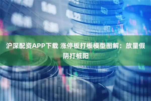 沪深配资APP下载 涨停板打板模型图解：放量假阴打桩阳